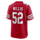 Zennovawear Patrick Willis San Francisco 49ers Retired Player Game Jersey - Scarlet
