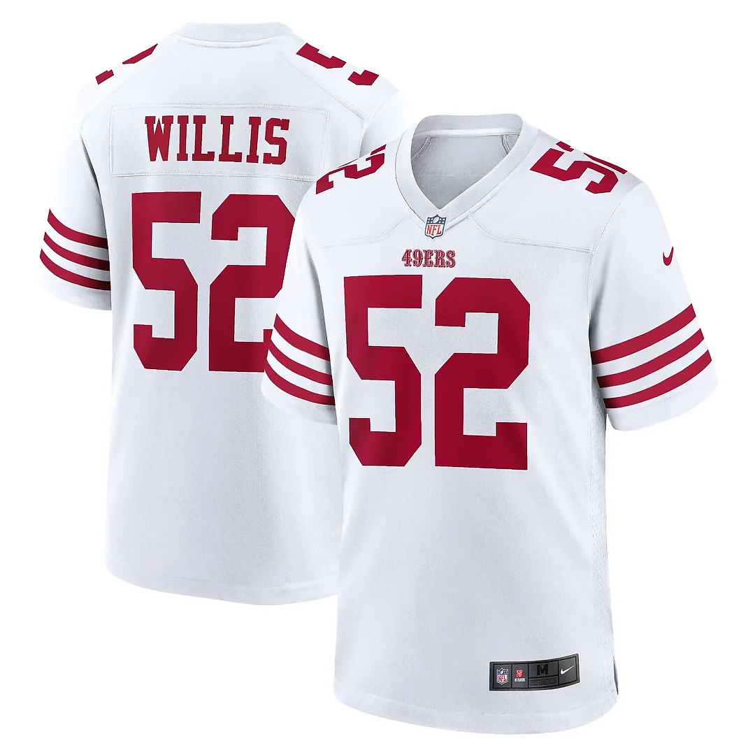 Zennovawear Patrick Willis San Francisco 49ers Retired Player Game Jersey - White