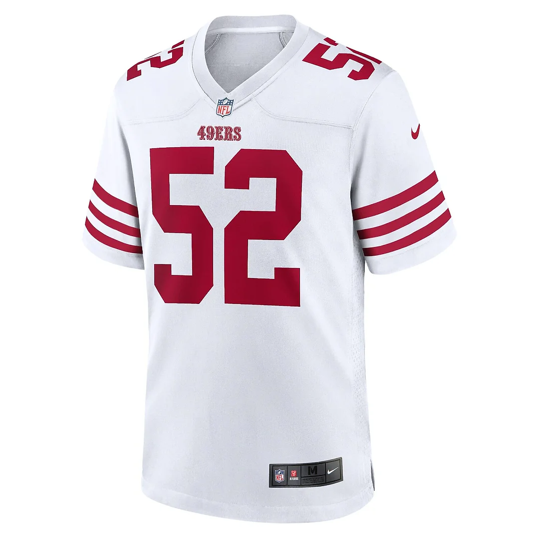Zennovawear Patrick Willis San Francisco 49ers Retired Player Game Jersey - White