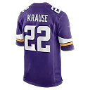 Zennovawear Paul Krause Minnesota Vikings Game Retired Player Jersey - Purple
