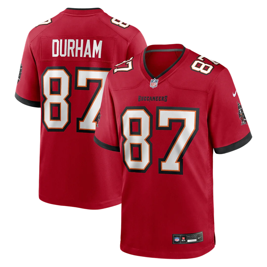 Zennovawear Payne Durham Tampa Bay Buccaneers Game Jersey - Red