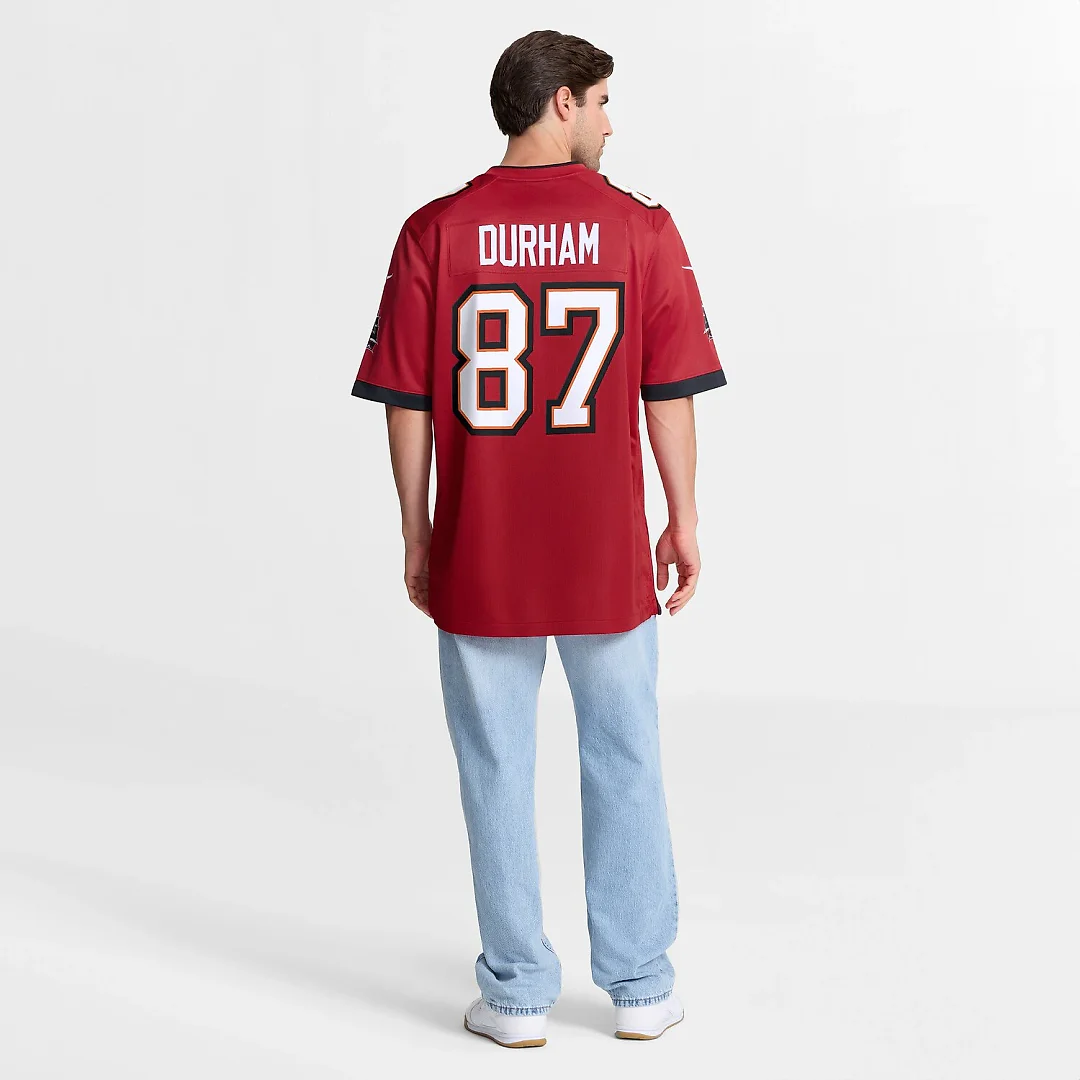 Zennovawear Payne Durham Tampa Bay Buccaneers Game Jersey - Red