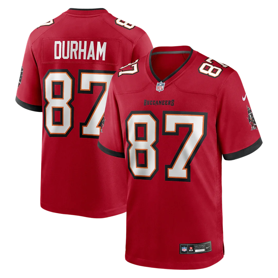 Zennovawear Payne Durham Tampa Bay Buccaneers Game Jersey - Red