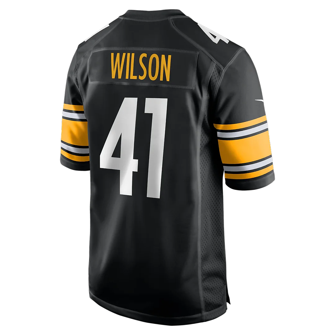 Zennovawear Payton Wilson Pittsburgh Steelers Game Jersey - Black