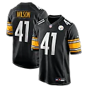 Zennovawear Payton Wilson Pittsburgh Steelers Game Jersey - Black