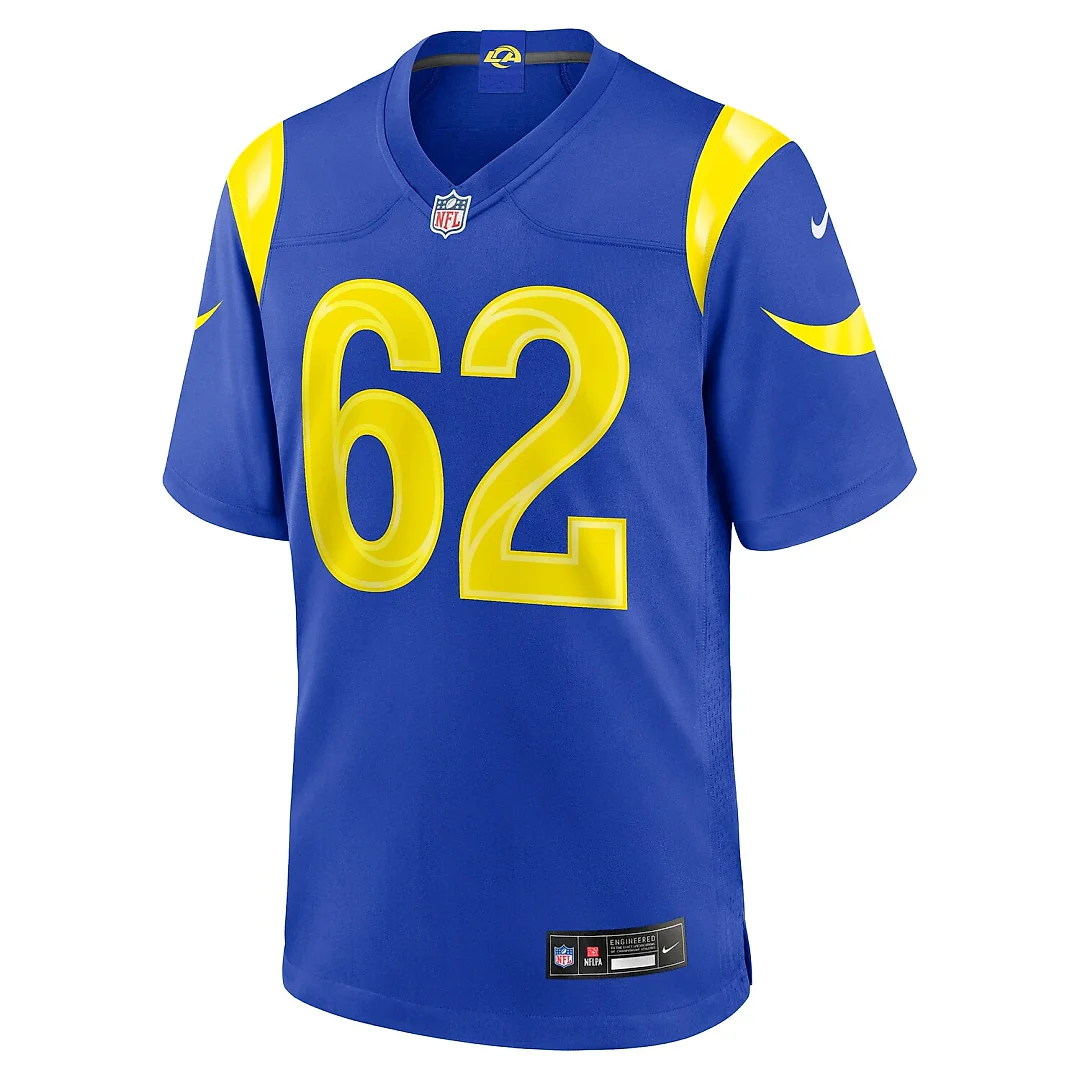 Zennovawear Payton Zdroik Los Angeles Rams Game Jersey - Royal