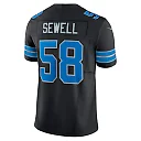 Zennovawear Penei Sewell Detroit Lions Vapor FUSE. Alternate Limited Jersey - Black