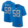 Zennovawear Penei Sewell Detroit Lions Alternate Game Jersey - Blue