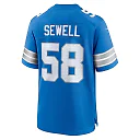 Zennovawear Penei Sewell Detroit Lions Game Jersey - Blue