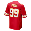 Zennovawear Peter Woods Kansas City Chiefs 2026 NFL Draft First Round Pick No. 29 Team Game Jersey - Red