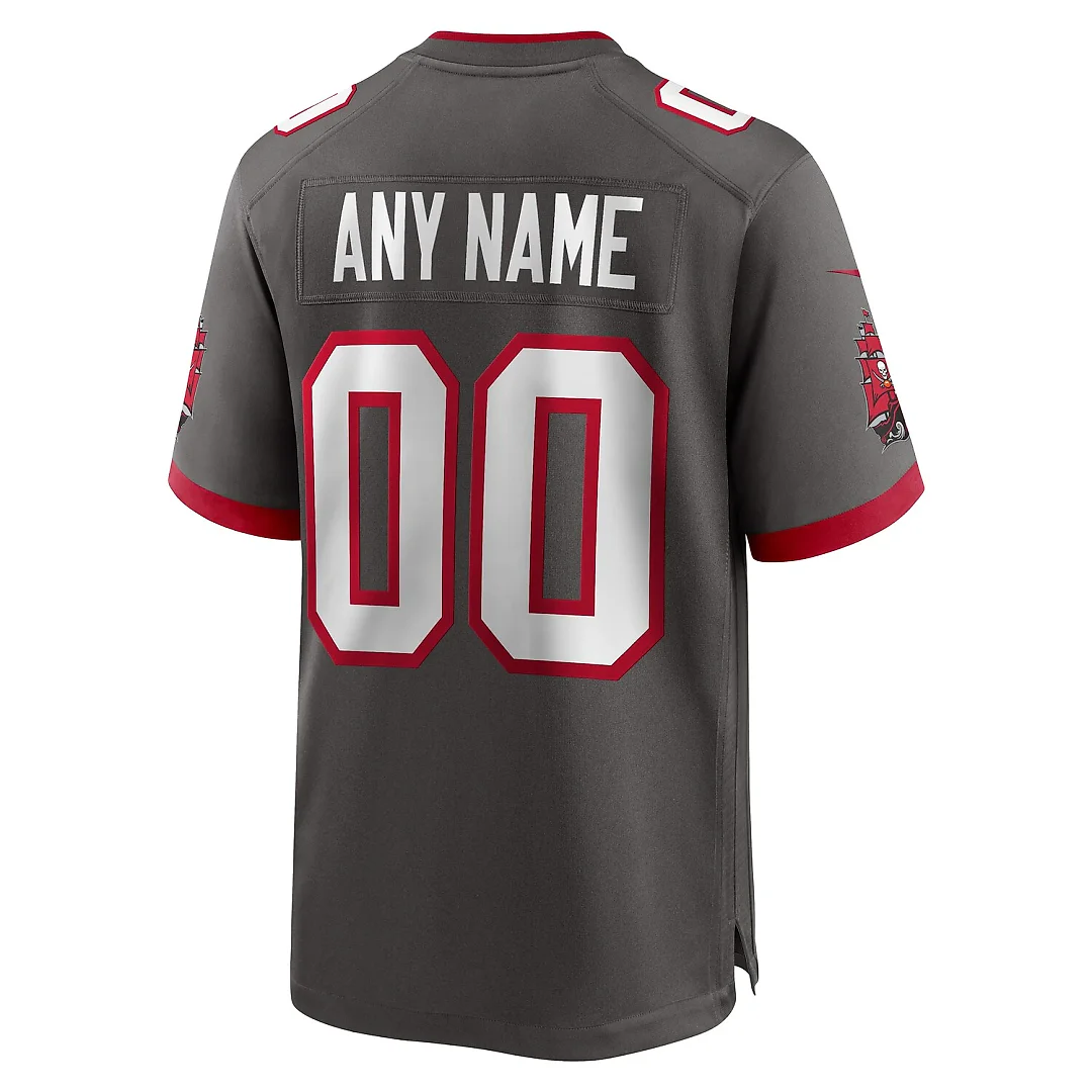 Zennovawear Tampa Bay Buccaneers Alternate Custom Game Jersey - Pewter
