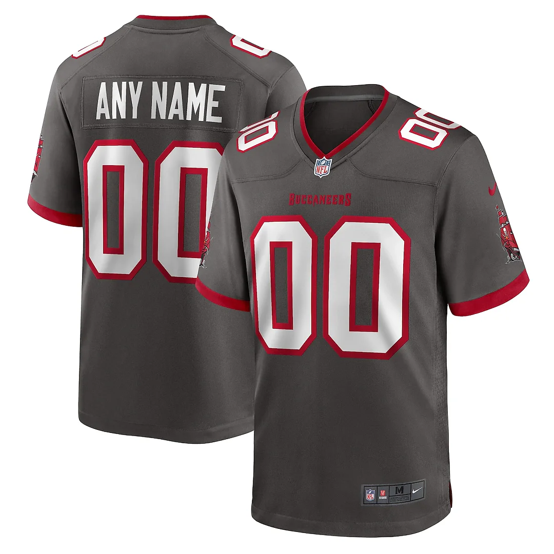 Zennovawear Tampa Bay Buccaneers Alternate Custom Game Jersey - Pewter