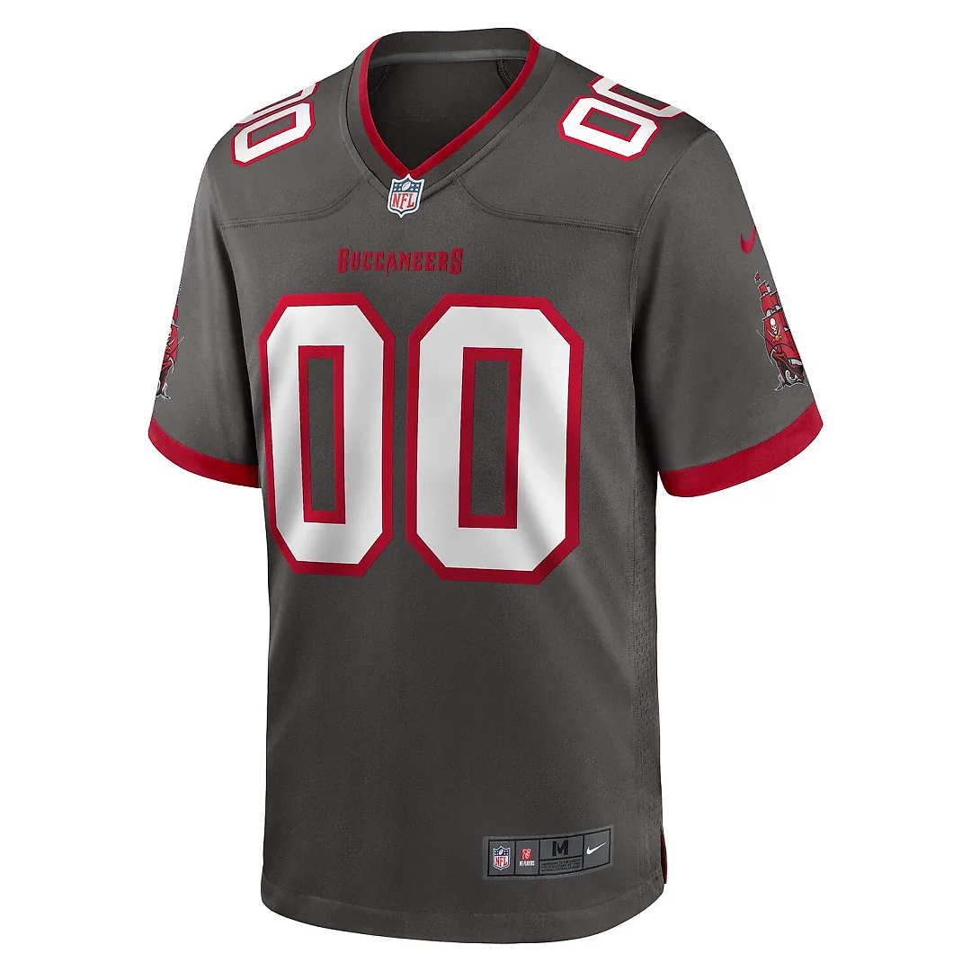 Zennovawear Tampa Bay Buccaneers Alternate Custom Game Jersey - Pewter