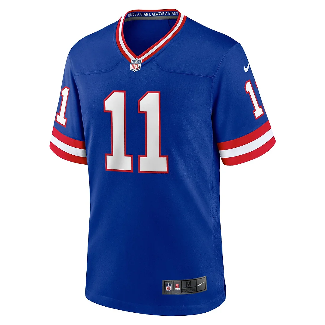 Zennovawear Phil Simms New York Giants Retired Player Alternate Game Jersey - Royal