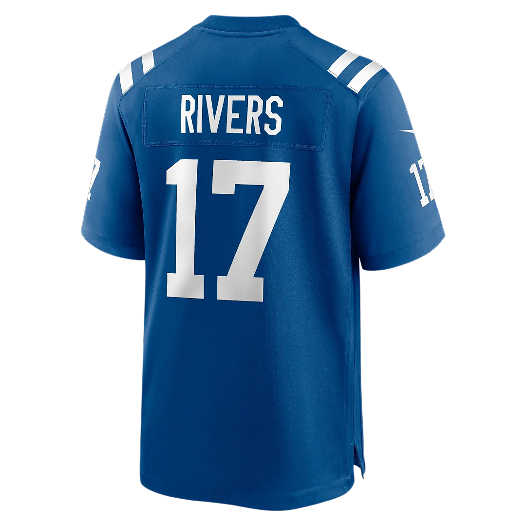 Zennovawear Philip Rivers Indianapolis Colts Game Jersey - Royal
