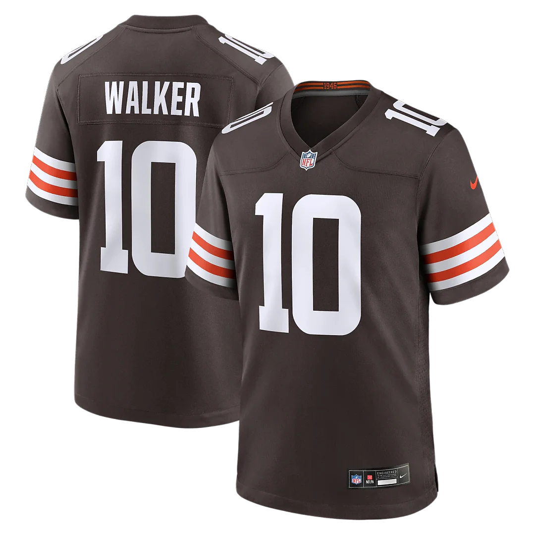 Zennovawear Phillip Walker Cleveland Browns Team Game Jersey - Brown