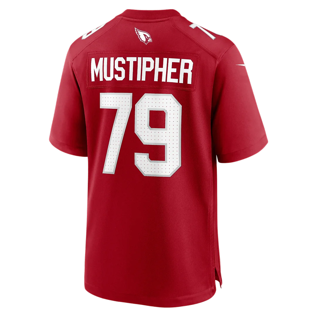 Zennovawear PJ Mustipher Arizona Cardinals Team Game Jersey - Cardinal