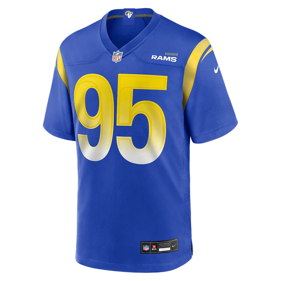 Zennovawear Poona Ford Los Angeles Rams Team Game Jersey - Royal