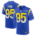 Zennovawear Poona Ford Los Angeles Rams Team Game Jersey - Royal