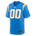 Zennovawear Los Angeles Chargers Custom Game Jersey - Powder Blue