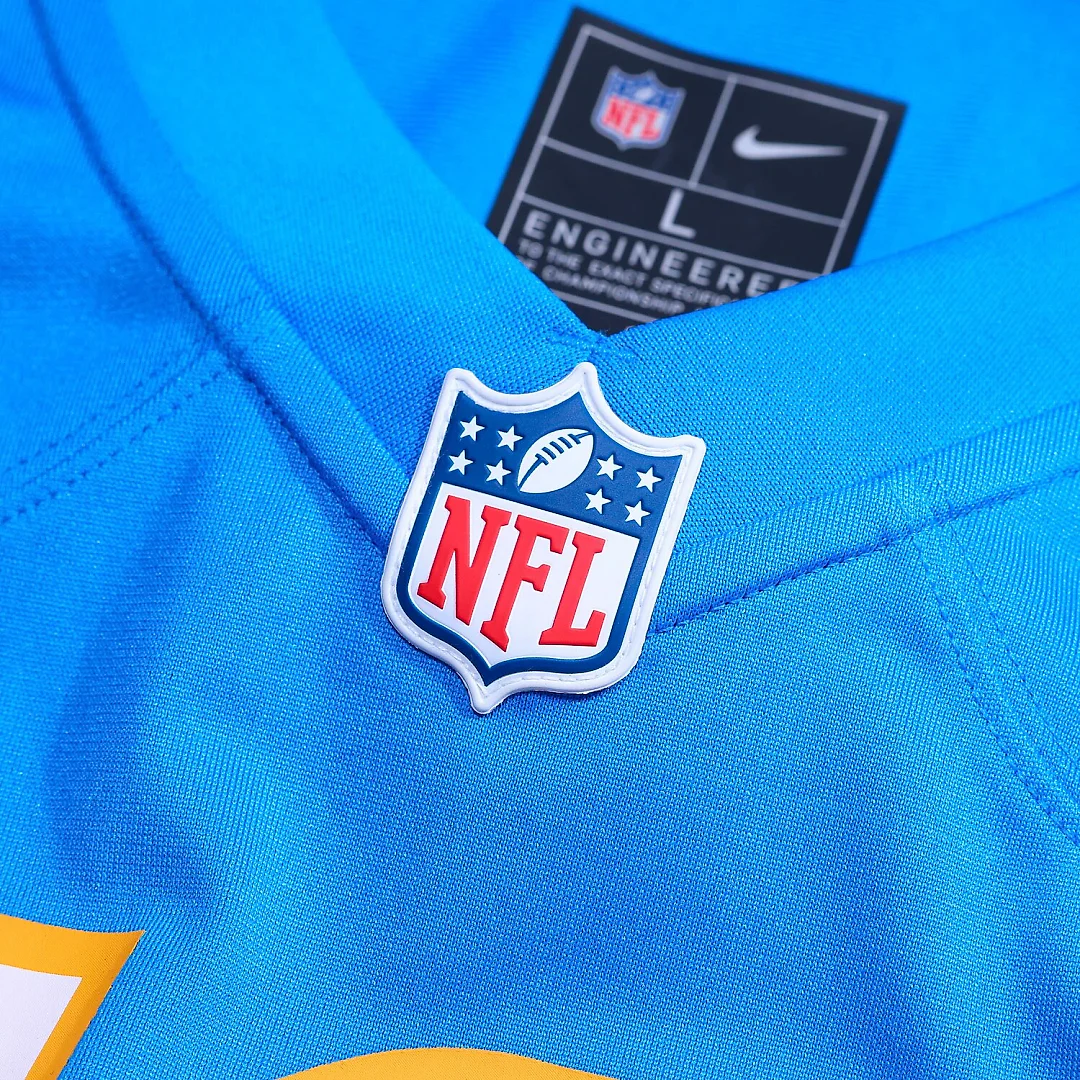 Zennovawear Los Angeles Chargers Custom Game Jersey - Powder Blue