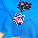Zennovawear Los Angeles Chargers Custom Game Jersey - Powder Blue
