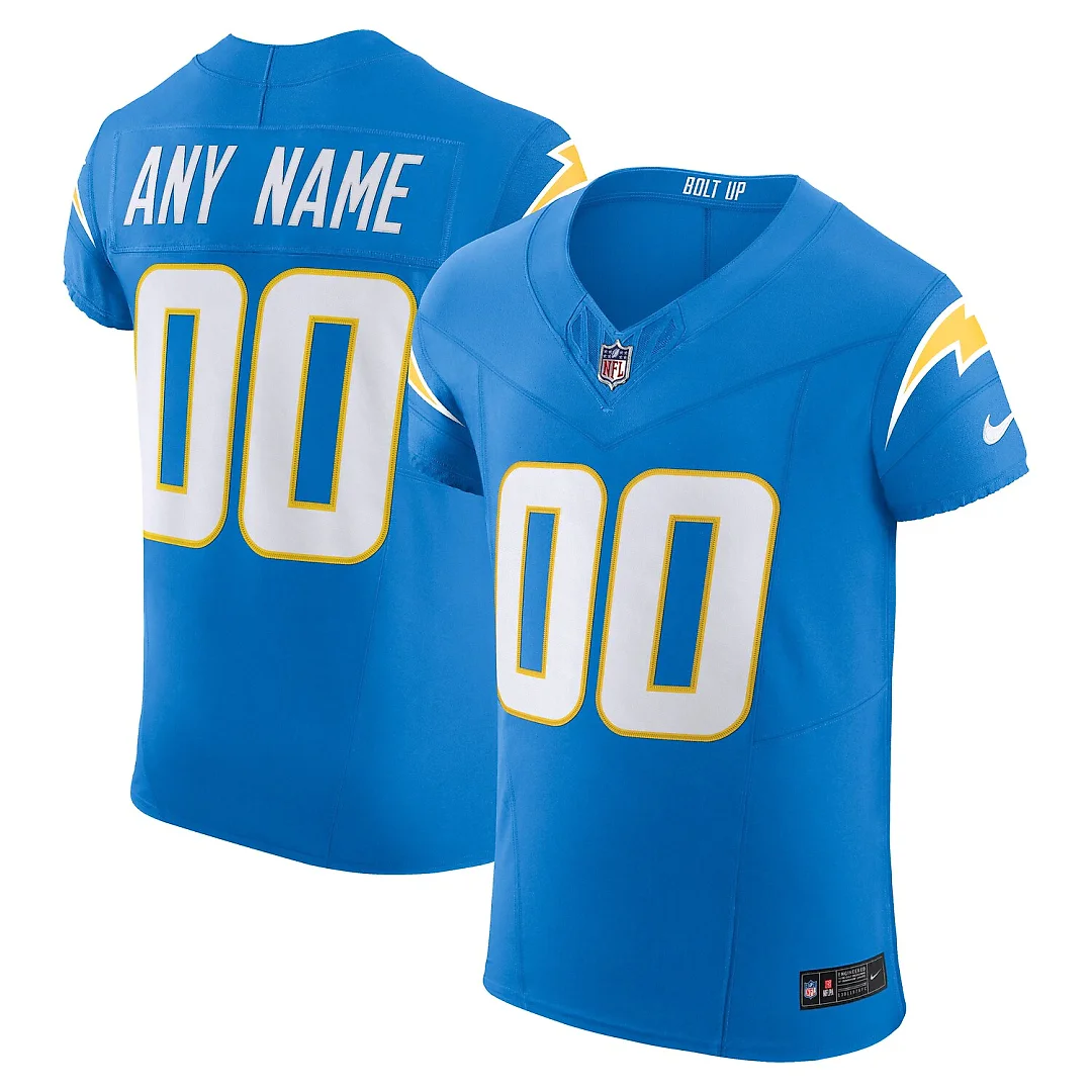 Zennovawear Los Angeles Chargers Vapor FUSE. Elite Custom Jersey - Powder Blue