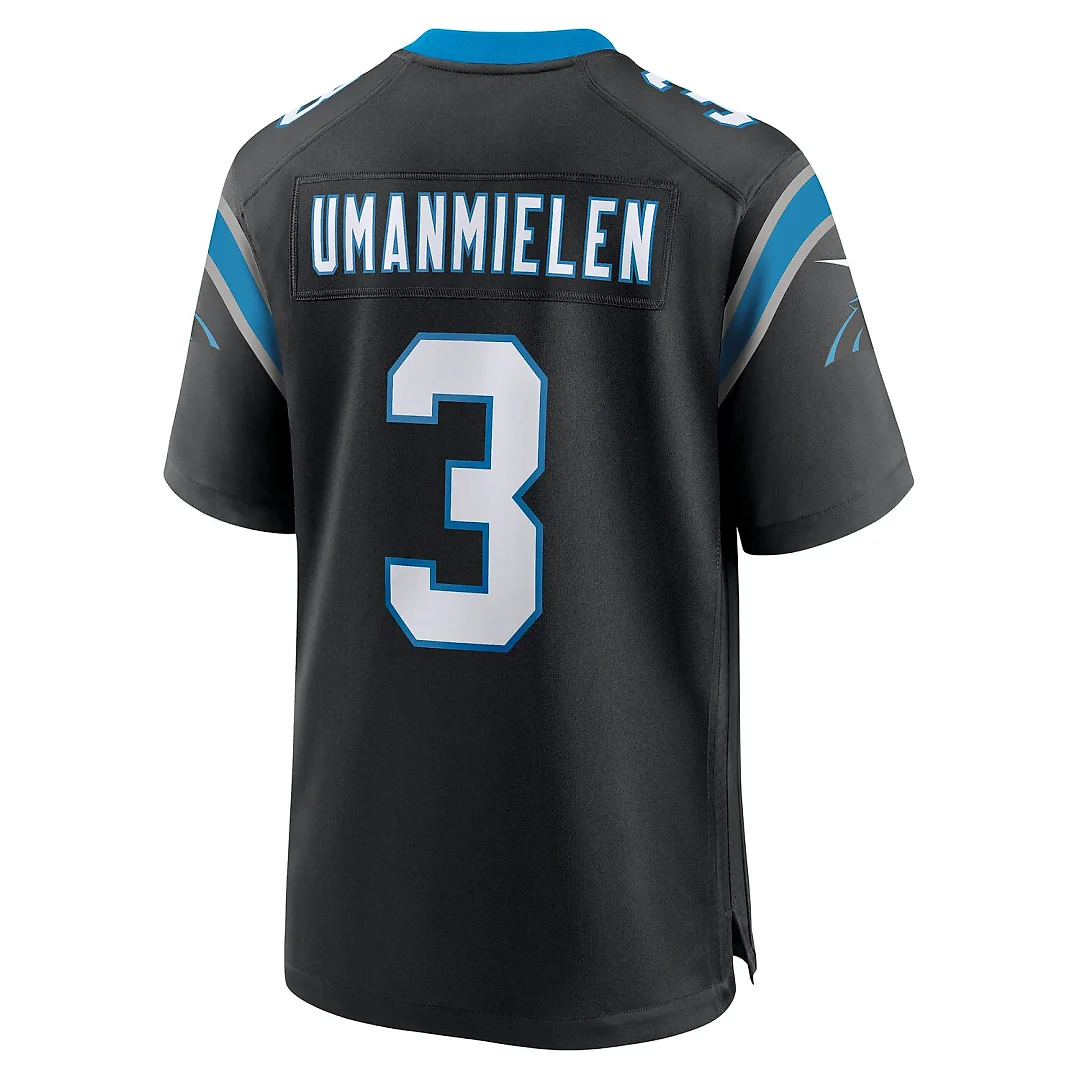 Zennovawear Princely Umanmielen Carolina Panthers Team Game Jersey - Black