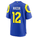 Zennovawear Puka Nacua Los Angeles Rams Team Game Player Jersey - Royal