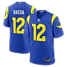 Zennovawear Puka Nacua Los Angeles Rams Team Game Player Jersey - Royal