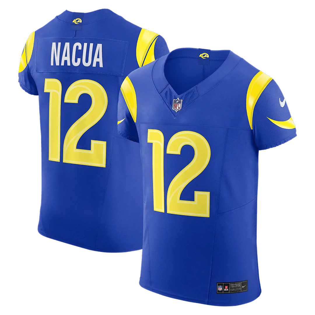 Zennovawear Puka Nacua Los Angeles Rams Team Vapor FUSE. Elite Jersey - Royal