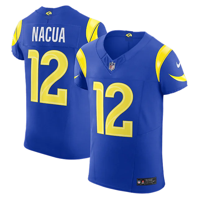 Zennovawear Puka Nacua Los Angeles Rams Team Vapor FUSE. Elite Jersey - Royal