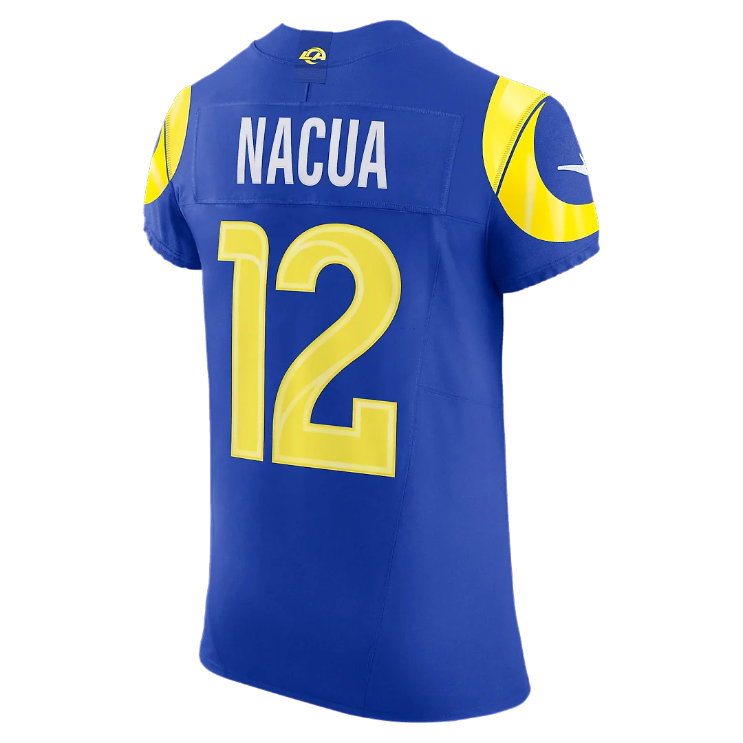 Zennovawear Puka Nacua Los Angeles Rams Team Vapor FUSE. Elite Jersey - Royal