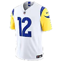 Zennovawear Puka Nacua Los Angeles Rams Vapor FUSE. Stitched Limited Jersey - White