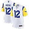 Zennovawear Puka Nacua Los Angeles Rams White Game Player Jersey - White