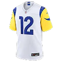 Zennovawear Puka Nacua Los Angeles Rams White Game Player Jersey - White