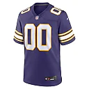 Zennovawear Minnesota Vikings Classic Custom Game Jersey - Purple