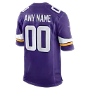 Zennovawear Minnesota Vikings Custom Game Jersey - Purple