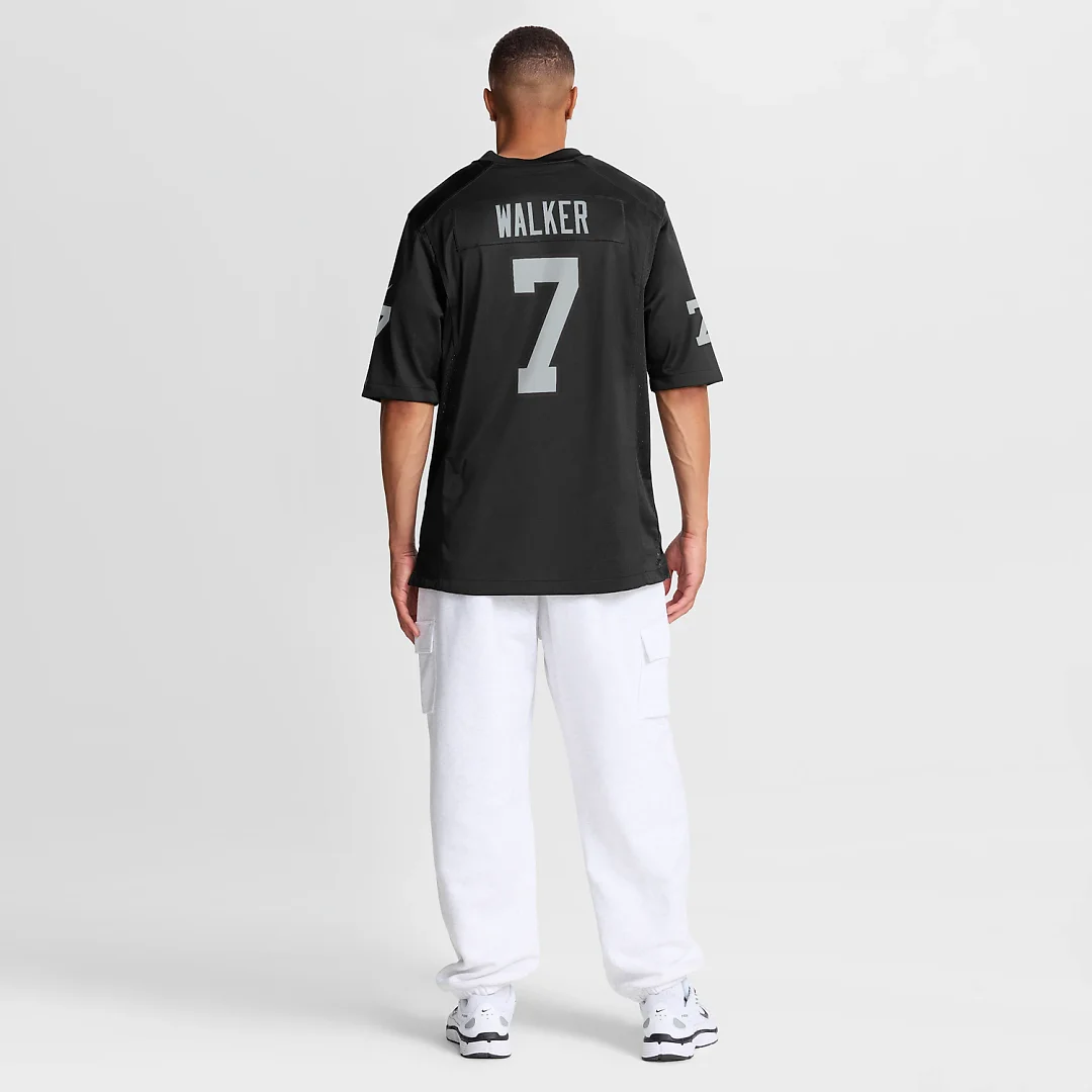 Zennovawear Quay Walker Las Vegas Raiders Team Game Jersey - Black