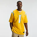 Zennovawear Quentin Johnston Los Angeles Chargers Alternate Charger Power Game Player Jersey - Gold