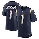 Zennovawear Quentin Johnston Los Angeles Chargers Alternate Super Chargers Game Player Jersey - Navy