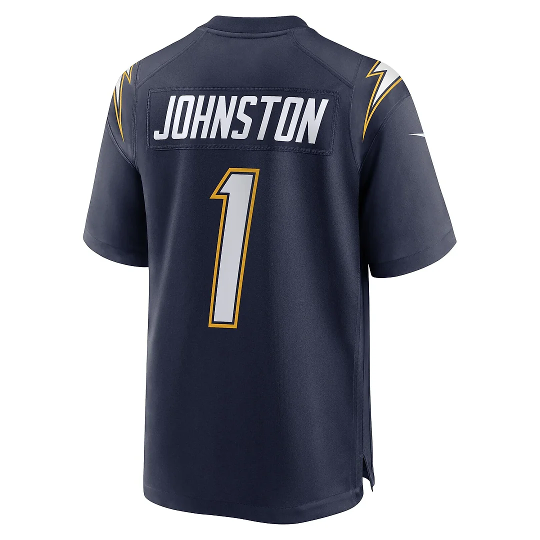 Zennovawear Quentin Johnston Los Angeles Chargers Alternate Super Chargers Game Player Jersey - Navy