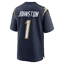 Zennovawear Quentin Johnston Los Angeles Chargers Alternate Super Chargers Game Player Jersey - Navy
