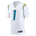 Zennovawear Quentin Johnston Los Angeles Chargers Away Game Jersey - White