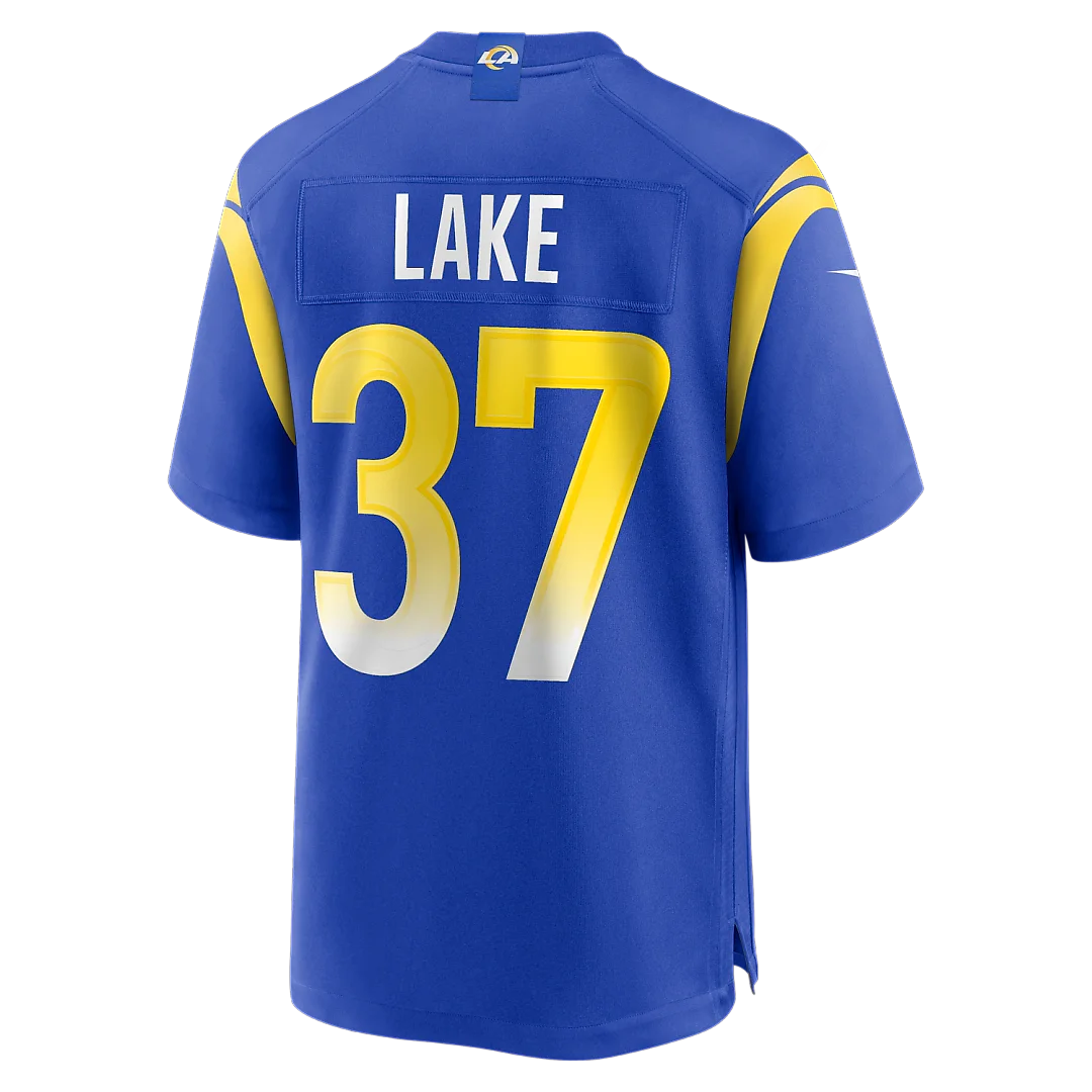 Zennovawear Quentin Lake Los Angeles Rams Game Player Jersey - Royal