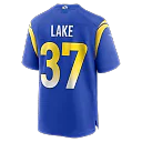 Zennovawear Quentin Lake Los Angeles Rams Game Player Jersey - Royal