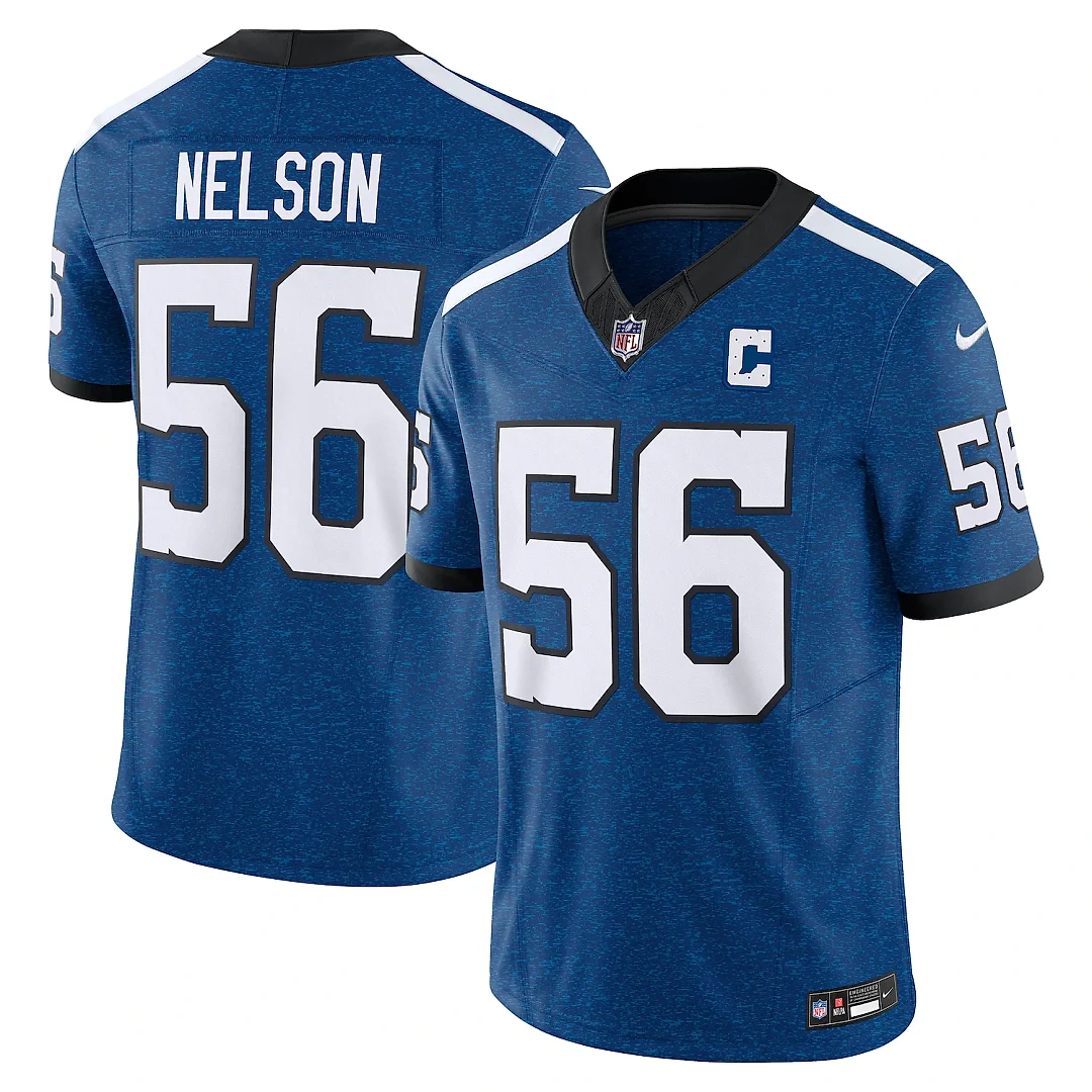 Zennovawear Quenton Nelson Indianapolis Colts Vapor FUSE. Limited Jersey - Blue