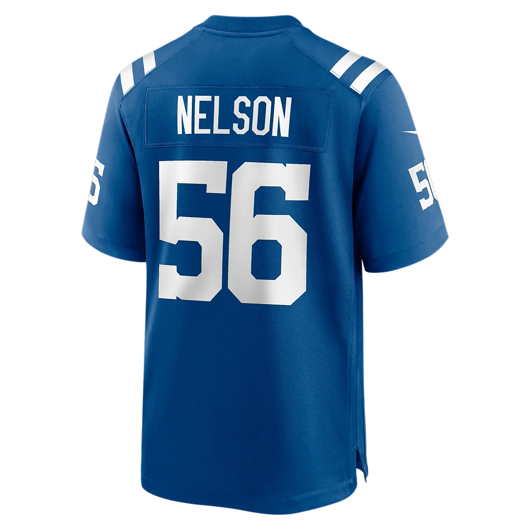 Zennovawear Quenton Nelson Indianapolis Colts Game Player Jersey - Royal