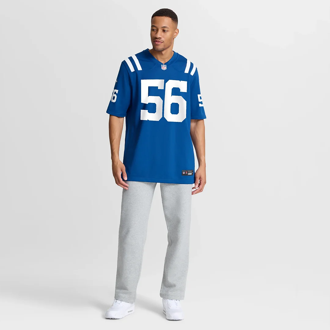 Zennovawear Quenton Nelson Indianapolis Colts Game Player Jersey - Royal