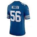 Zennovawear Men's Quenton Nelson Royal Indianapolis Colts Alternate Vapor Limited Jersey